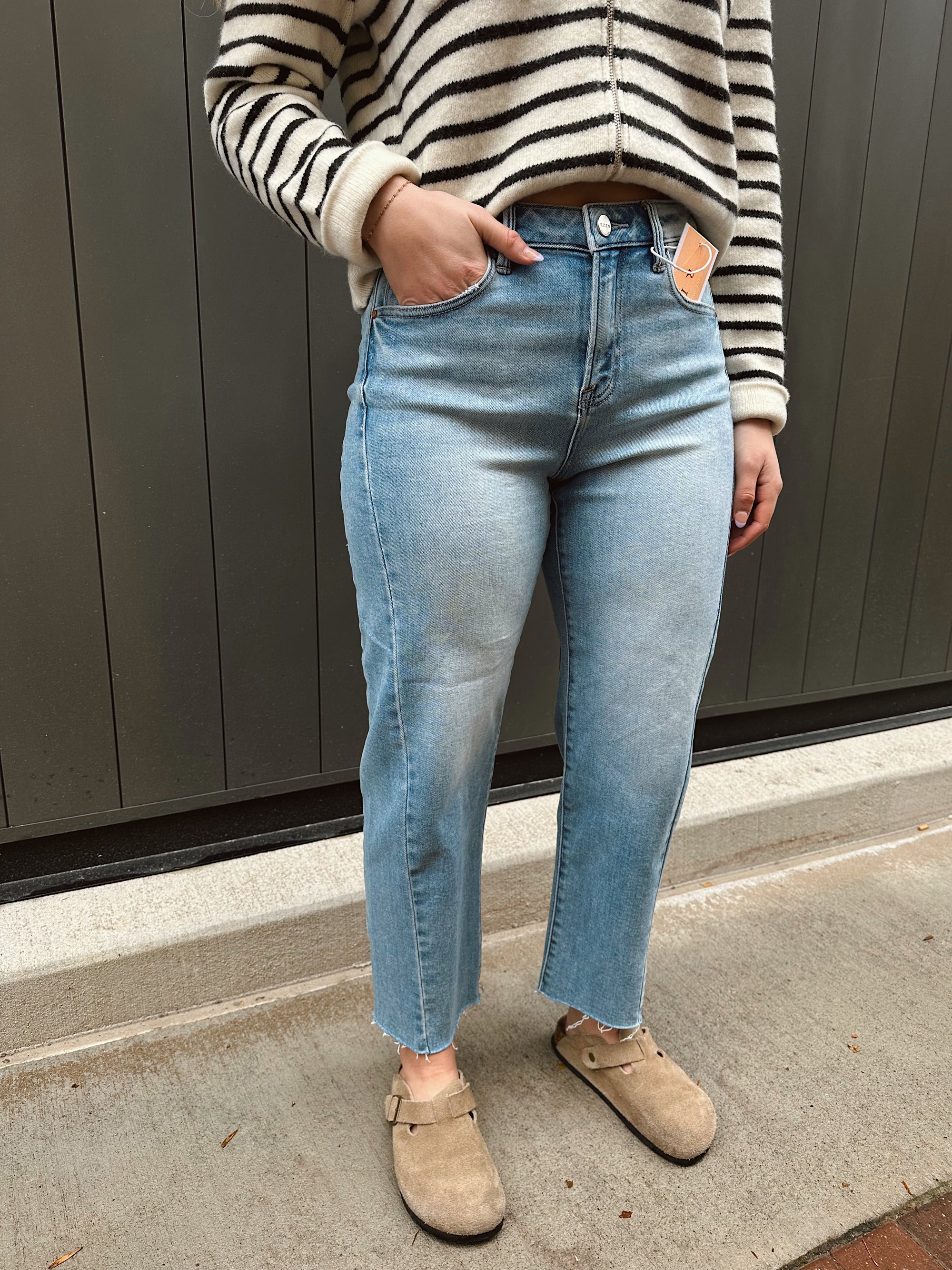 Risen Slouchy Side Seam Barrel- Light