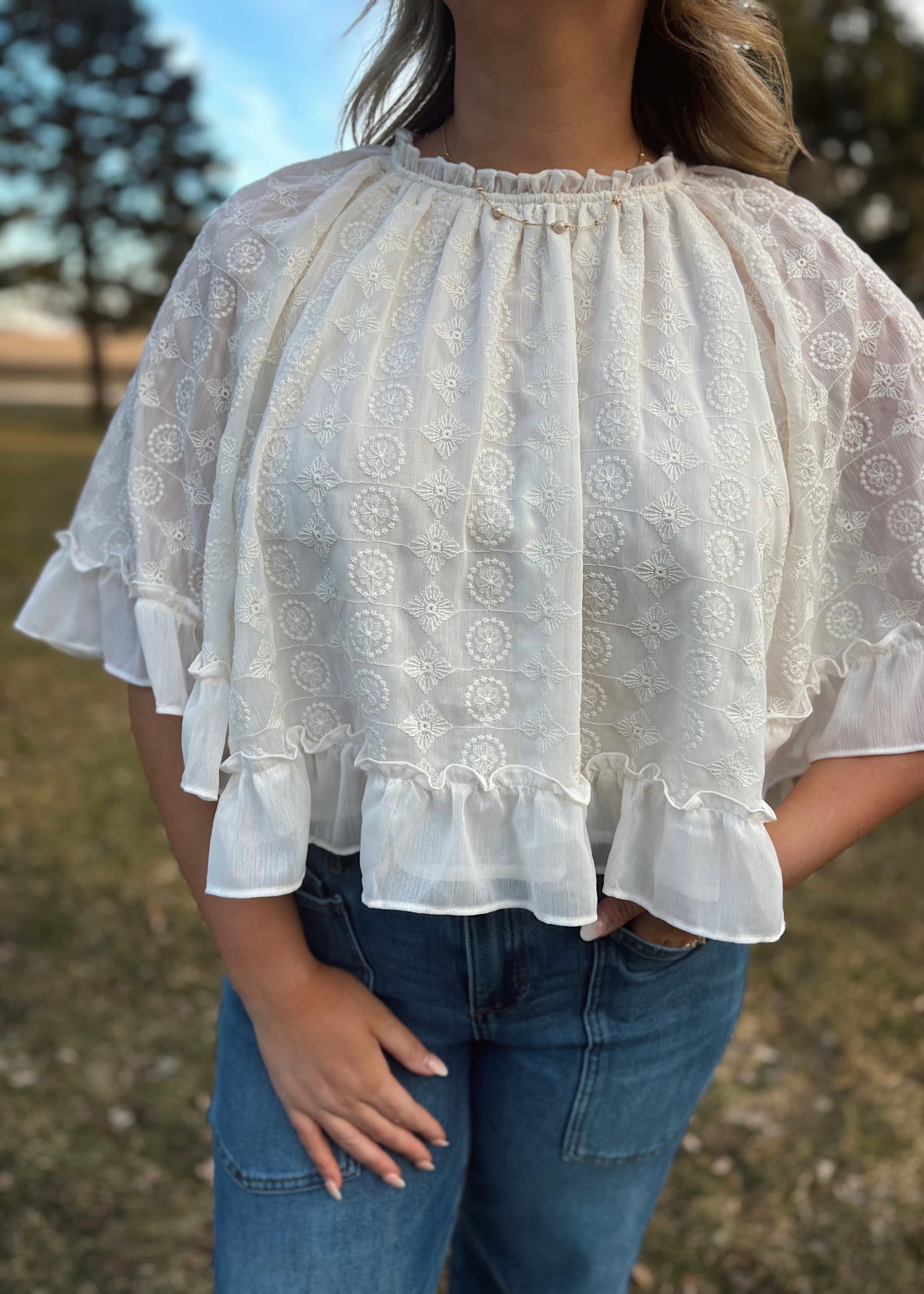 Ivory Whisper Top