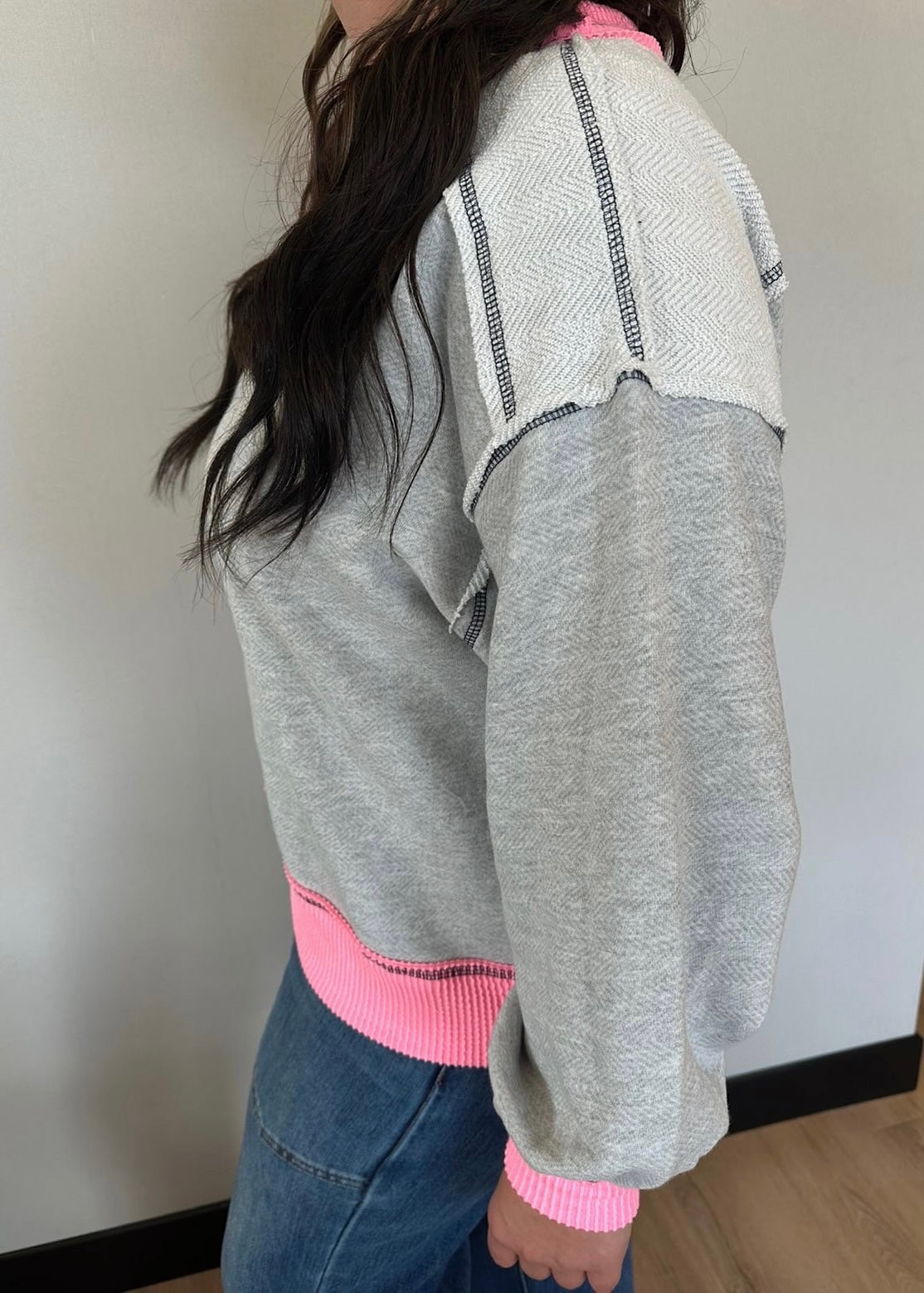 Pink Stitch Lounge Crew