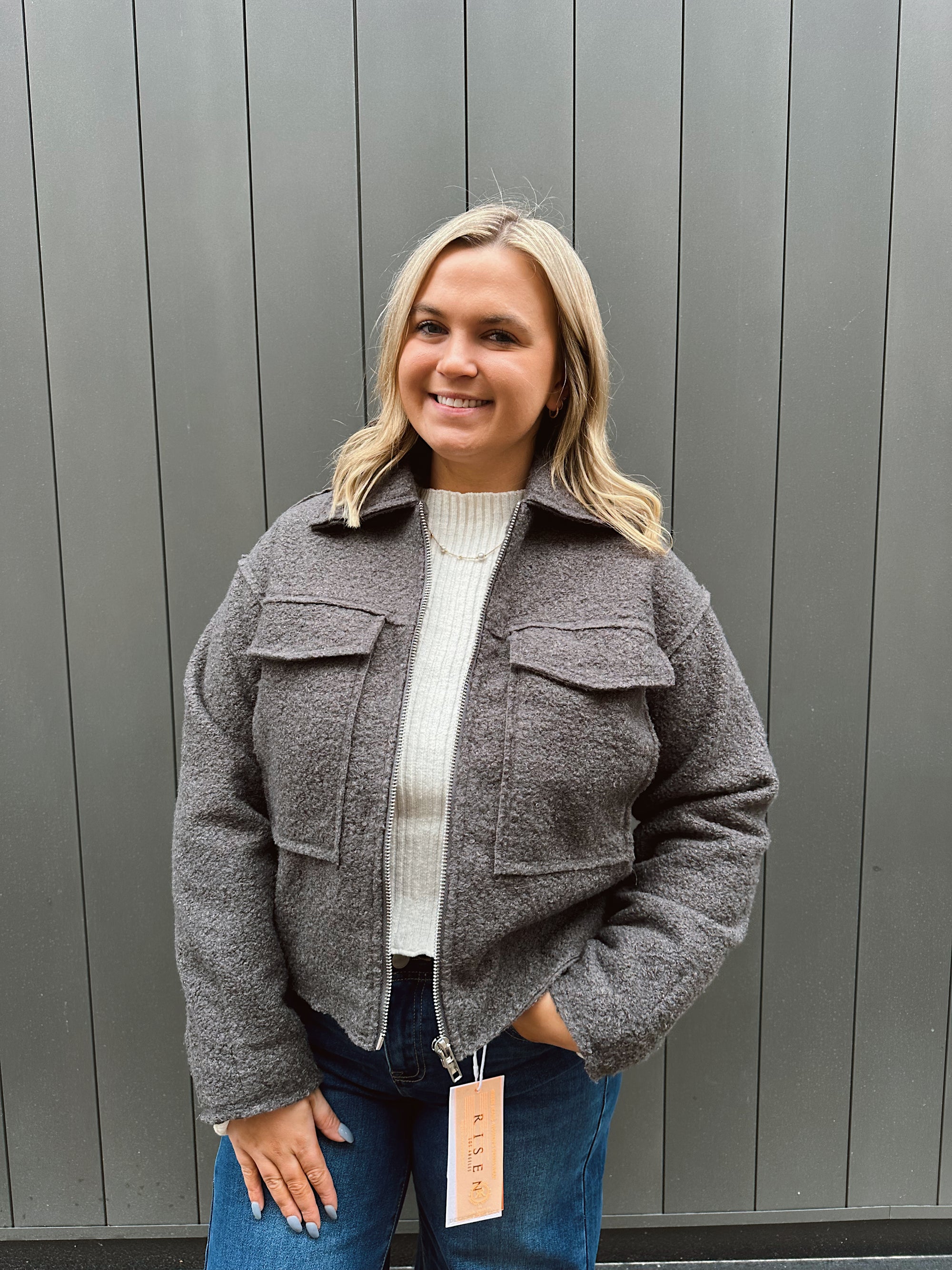 Cozy Driftwood Bomber