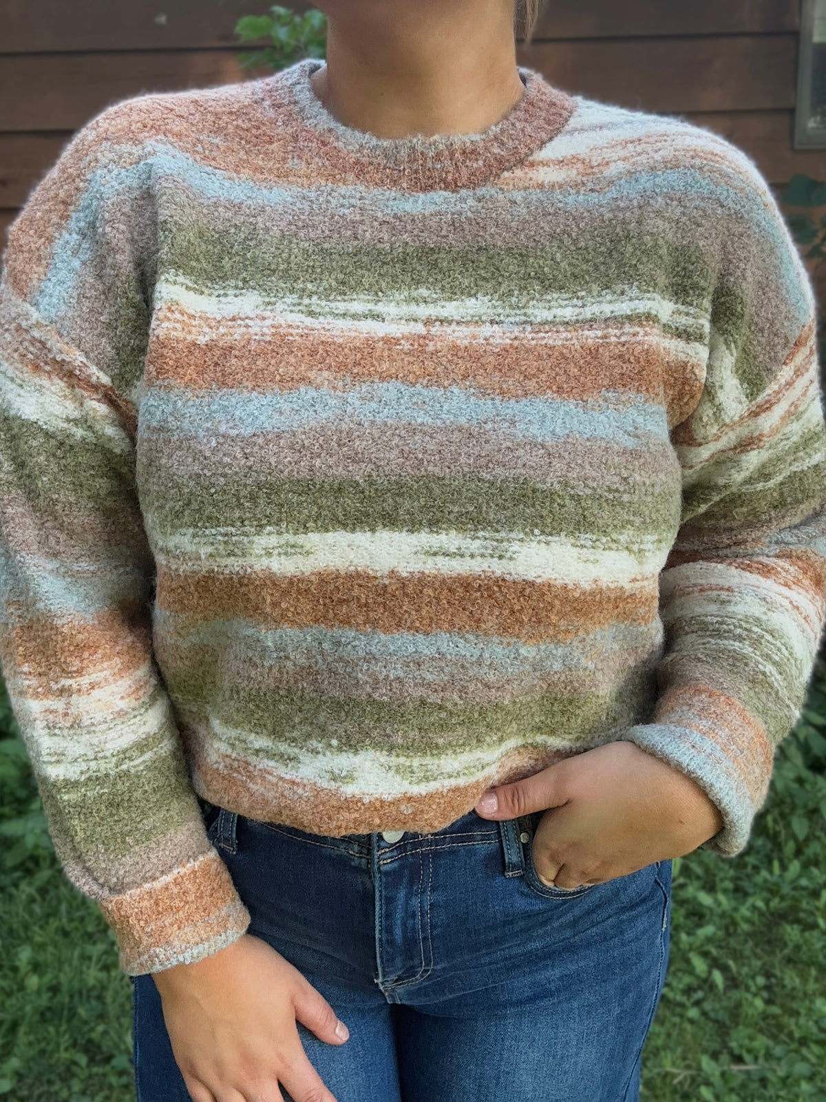 Cider Season Striped Sweater