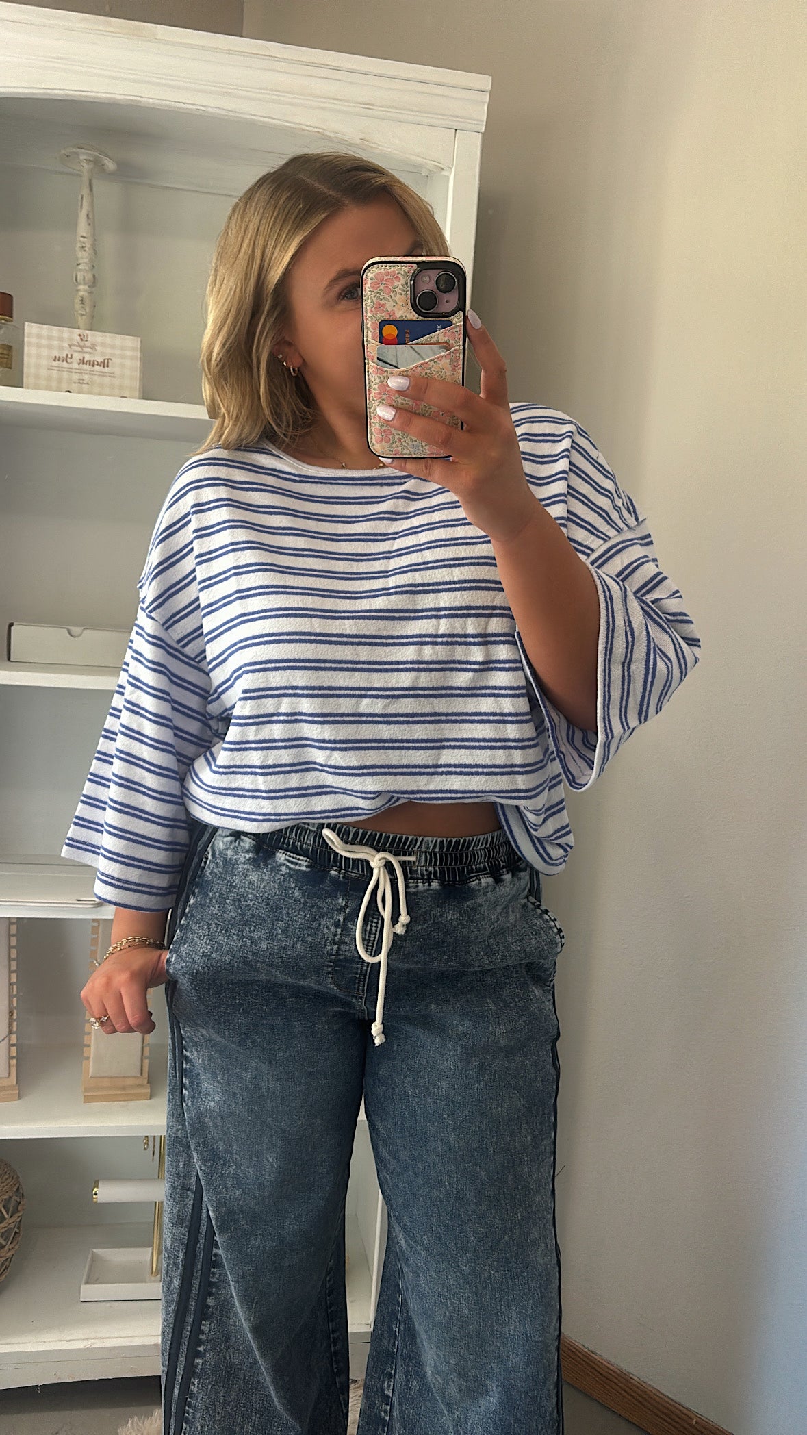 Blue Skies and Stripes Tee